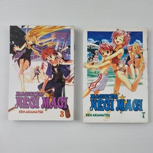 Anime Comic Books Ken Akamatsu Magister Negi Magi Volume 3 & 7 Manga Paperback - Picture 1 of 12