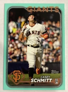 2024 Topps Series 2 - Aqua #403 Casey Schmitt - Picture 1 of 2