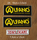 Tony Kart Alfano 3 X Sticker Aufkleber Motorsport Karting Go-Kart Racing 