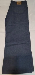 NWOT mens noiz premium quality denim blue jeans 44X32 straight leg - Picture 1 of 7