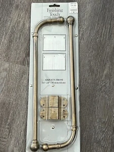 Adjustable Swing Arm Rod Finishing Touch antiqu Adjusts 14"-24" Window Treatment - Picture 1 of 1