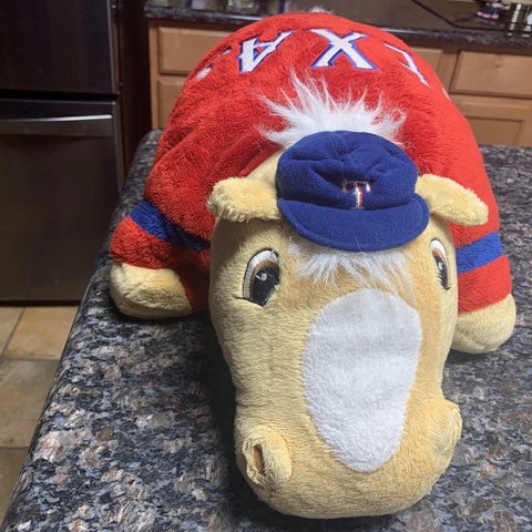 Texas Rangers Horse Mascot My Pillow Pet MLB Genuine Merch Fabrique Innovations Cover