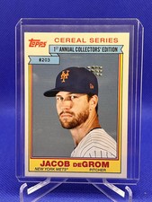 2020 Topps Throwback Thursday TBT #203 Jacob deGrom New York Mets