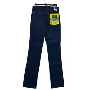 NWT Wrangler Cowboy Cut Slim Fit Jeans 28x36 Rigid Indigo Blue deadstock 90's - Picture 1 of 10