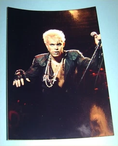 Rock Star BILLY IDOL Original Glossy Photo 3" x 5" From Old Scrap Book - Picture 1 of 3