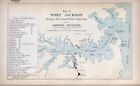 "MAP OF PORT JACKSON", Sydney, N.S.W., Australia, Shipping Facilities 1896.