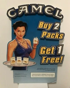 Camel Buy 2 Packs Get 1 Free! Cardboard Advertising Display - 2002 - RJ Reynolds - Picture 1 of 2