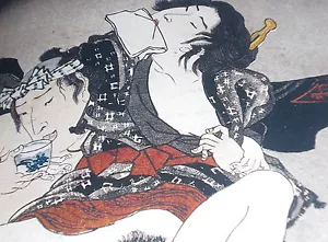 Libro de Arte Japonés Ukiyoe Shunga 6 Koi no Yatsufuji UTAGAWA KUNISADA Richard Lane - Imagen 1 de 7