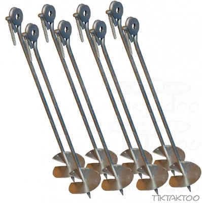 8 Bodenanker 580 mm lang Spielturm Schaukel Eindrehanker Schaukel Top Preis Neu! - Bild 1 von 2