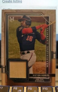 Victor Robles copper Meaningful Material Relic 2021 Topps Museum Collection /50 - Picture 1 of 3