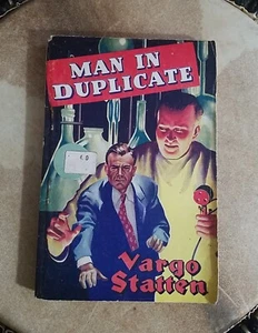 Man In Duplicate Vargo Statten (John R Fearn) 1953 SCION UK Science Fiction Pulp - Picture 1 of 14