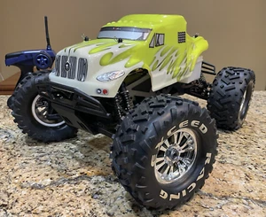 MADBEAST EXCEED RC 1/8 NITRO MONSTER TRUCK CLONE HPI RACING SAVAGE - Picture 1 of 24