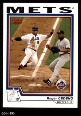 2004 Topps #490 Roger Cedeno Mets 8 - NM/MT - Image 1 of 2