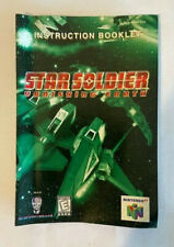 Star Soldier: Vanishing Earth Nintendo 64 Manual Only AUTHENTIC