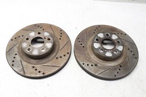  Drilled and Slotted Rotors Rotor Set for 2013-2017 Scion FR-S BRZ 13-17