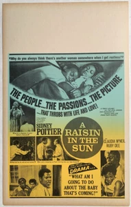 A RAISIN IN THE SUN Benton window card - Picture 1 of 1