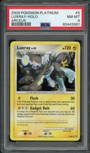 Pokemon PSA 8 NM-MT Platinum Arceus Holo Luxray 5/99 (MD) - Picture 1 of 2