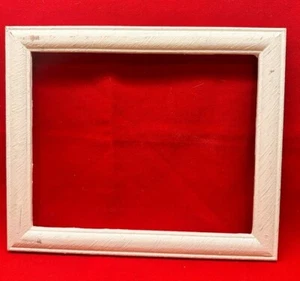 Wood Picture Frame Only for 8"x10" Image Craft Repaint to Suit Home Décor Wall - Picture 1 of 3