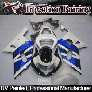 K1 Black Blue White Fairing Kit For Suzuki GSXR600 GSXR750 2001-2003 ABS Painted - Picture 1 of 11