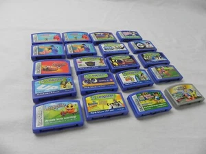 HUGE LOT 20 LEAP FROG LEAPSTER GAME CARTRIGES L-MAX DORA STAR WARS NEMO CARS - Picture 1 of 5
