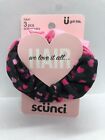 Scunci Scrunchies with Hearts - 3pk