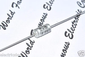 1pcs - PHILIPS KS 2000P (2000pF 2nF) 250V 1% Axial Polystyrene Capacitor - Picture 1 of 5