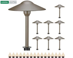 Outdoor Pathway Lights - LED Landscape Pathway Lights Low Voltage 12V 3000K - Picture 1 of 24