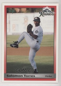 1995 Coastal Forms Lynden Farms Tacoma Rainiers Salomon Torres #23