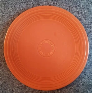 Piatto pranzo rosso 9" vintage Fiesta originale 1936-1943 senza timbro - Foto 1 di 11