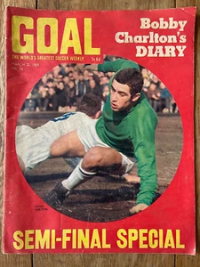 Goal Soccer Weekly Magazine #33 March 1969 Cover Peter Shilton 917f - Imagen 1 de 2