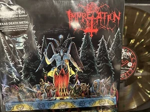 Imprecation - Theurgia Goetia Summa LP 2024 Nuclear War Now [Clear Splatter] NEW - Picture 1 of 11
