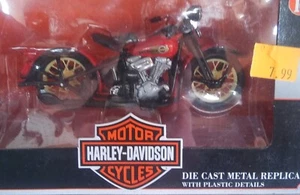 1:18 Maisto 1939 Harley Davidson EL Knucklehead Red Classic V-Twin - Picture 1 of 4