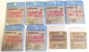 8 x Packungen Drennan Größe 16 Haken Ausverkauf - Bild 1 von 1