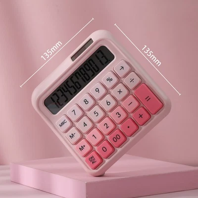 ¦Desktop Calculator 12 Digit Large And LCD Display Big Button Calculators Solar - Image 1 of 4