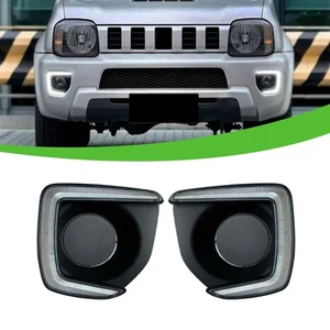 LED DRL Fog Lights Turn Signal Headlight Upgrade Fits for 2012-2018 Suzuki Jimny - Picture 1 of 6