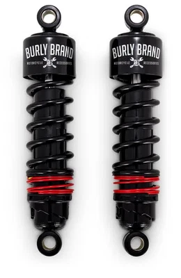 Burly Black Lowering Slammer Plus Shocks for Harley Sportster 883 88-03 - Image 1 of 4