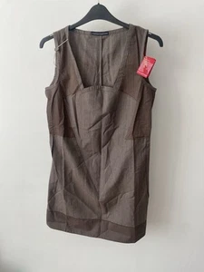 Marithe + Francois Girbaud Women's Virgin Wool Mix Dress UK 14 IT 46 BNWT - Picture 1 of 12