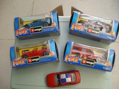 LOTTO MODELLINI AUTO BURAGO MADE IN ITALY 1/43 - Immagine 1 di 3