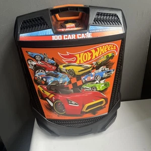 Hot Wheels 100-Car Rolling Storage Case w/ Retractable Handle Wheels - Picture 1 of 11