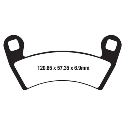 EBC R Series Long Life Sintered Brake Pads for 2017-2019 Polaris Ranger XP 900 - Image 1 of 2