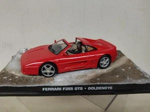 FERRARI F355 GTS + FIGURA GOLDENEYE 007 JAMES BOND 1:43 EAGLEMOSS IXO - Imagen 1 de 4