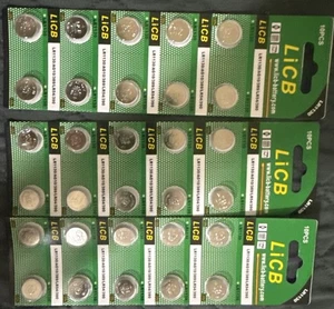 LiCB LR1130/AG10/3898/LR54/390 Knopfzellen Batterien (3er Pack) - Bild 1 von 2