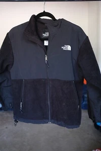 The North Face Denali Black Fleece Jacket With Pocks Youth Size Large Thermal - Picture 1 of 7
