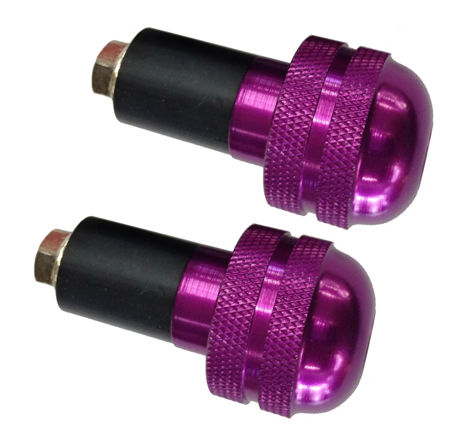 SD12-0056 Coppia STABILIZZATORI MANUBRIO ZIGRINATI ALLUMINIO VIOLA 17mm - Immagine 1 di 1