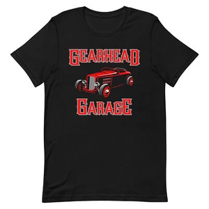 Gearhead Garage Unisex T-Shirt - Bild 1 von 8