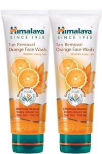 Himalaya Tan Removal Orange Face Wash, (200gm) Pack Of 2(Each 100) - Picture 1 of 1