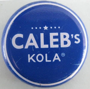 CORONA DE SODA CALEB'S KOLA usada, tapa de botella de Pepsi-Cola. Riviera Beach, Florida - Imagen 1 de 3