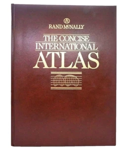 Rand McNally 1987 The Concise International Atlas in EUC - Picture 1 of 24