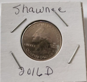 2016-D 25C Shawnee Illinois National Park America the Beautiful Quarter - Picture 1 of 2