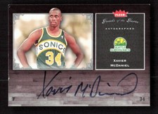 2005-06 Fleer Greats of the Game #GG-XM Xavier McDaniel Auto Supersonics